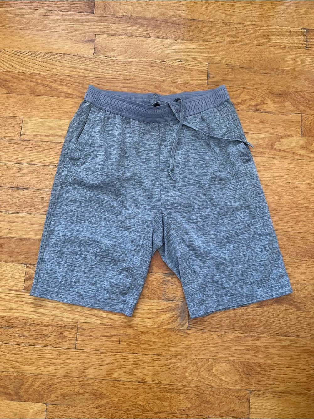 Men's Gray Performance Drawstring Shorts